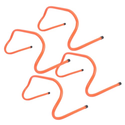 4Pcs Plastic Training Hurdles for Track Agility Speed Equipment Abs Base Outdoor Sports Soccer Fitness