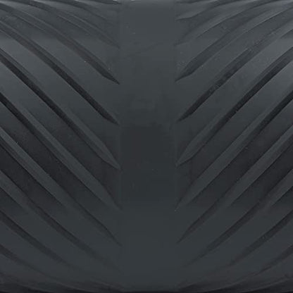Indoor/Outdoor Rubber Runner Mat, Door Mat For Floor Protection, 27" X 6', Black (9A-110-27C-6)