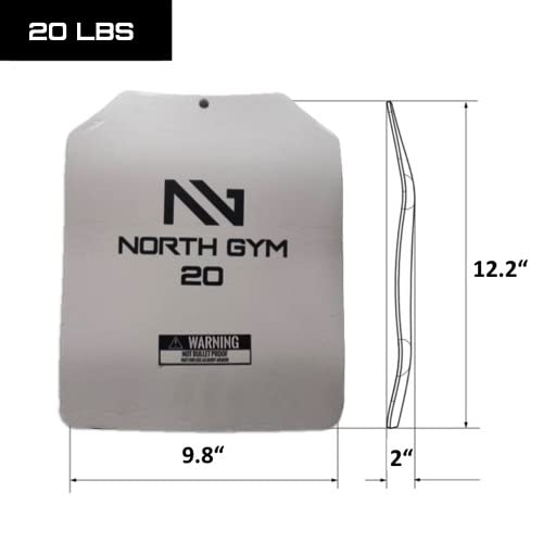 Northgym Adjustable Weighted Vest/Incl. 3D Weight Plates in 14lbs / 20lbs/ 30lbs/ 42.5lbs - Optimized Weight Distribution and with Curved Plates for Running, Functional Training and Working Out - style: Black Camo 40lbs