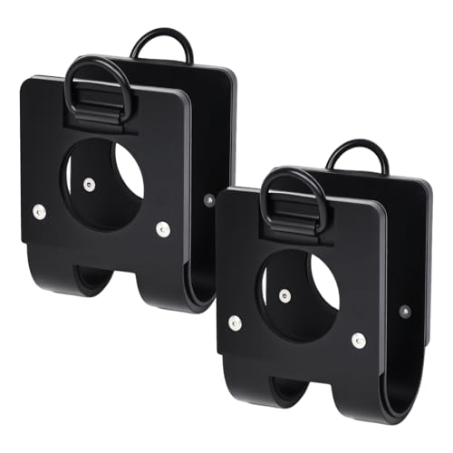 Home Gym Clips : Load Dumbbells on Barbells, Turn Bars into Landmines, T-Bar Row with Any Grip, Hook Dumbbells on Dip Belts - style: 2pcs