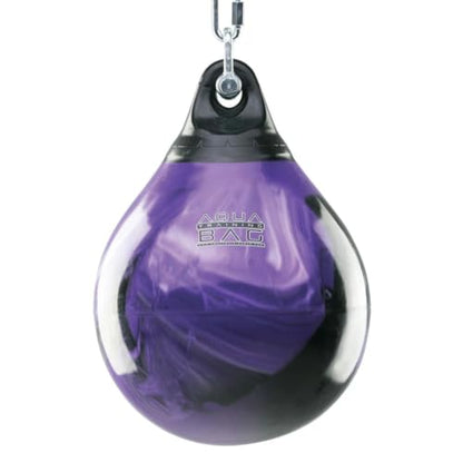 Aqua Training Bag 21" 190 Pound Heavy Punching Bag | Made in The USA and Built to Last | Easier On Joints So You Can Train for Longer | Water-Filled & Versatile - color: Purple Crush