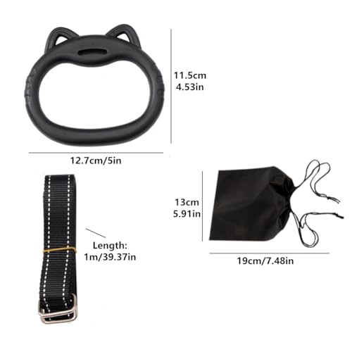Gymnastics Rings Set for Kids, Professional Children's Trapeze Bar Pull Up Rings with Straps Playground Home Gym Ring with Drawstring Bag for Physical Training