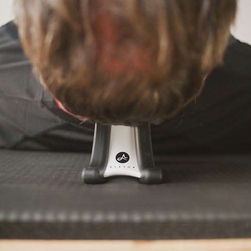 Aletha Health The Range | Deep Tissue Muscle Release Tool for Neck & Shoulders | Upper Body Massager | Headache, Neck, Shoulder Pain Relief | Suboccipitals, PEC Minor, Upper Trap | Posture & Mobility - color: White