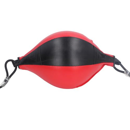 Double End Punching Bag, Boxing Striking for Training PU Leather Boxing Reflex Ball Hanging Boxing Ball with Adjustable Cord for, Hand Eye Coordination Training