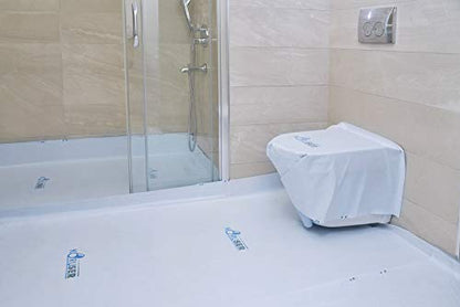 Temporary Floor Protection 36’’ x 100’ - Anti Slip, Easily Applied Save Your Time - 100% Paint Proof – Reusable Material,Coverage of 300 sqft!