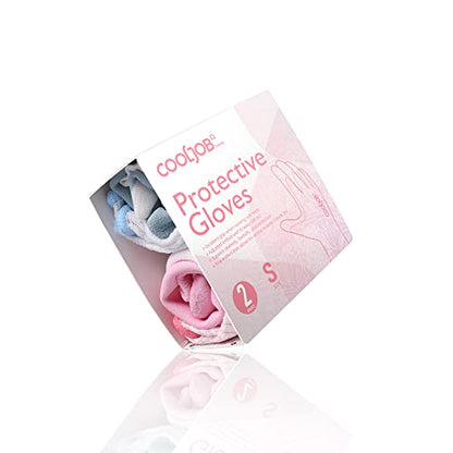 COOLJOB 2 Pairs Gardening Gloves for Women, Breathable Rubber Coated, S - color: Sakura Pink, Light Blue, size: Small (Pack of 2)