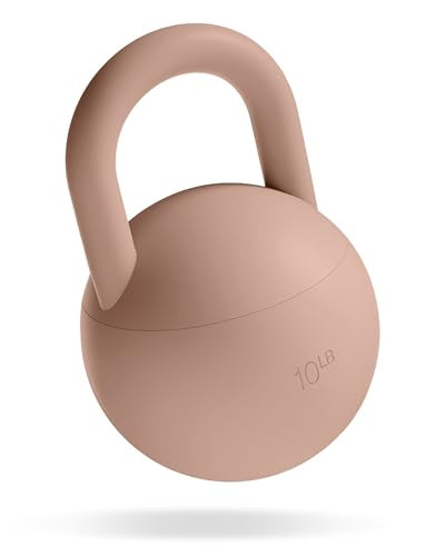 Bala Kettleball Soft Kettlebell for Women - Core & Strength Training - color: Sand, size: 10.0 Pounds