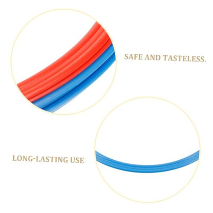 Happyyami 6 Pack Soccer Agility Rings Training Equipment Set for Boys and Girls Adults Abs Plastic Durable for Football Soccer Basketball Random Color