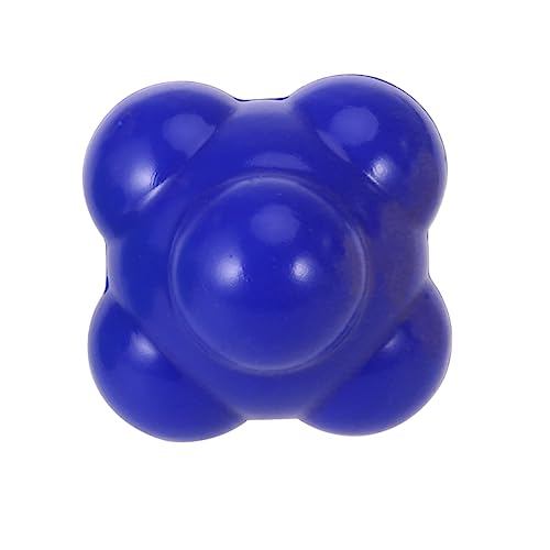 VANZACK Baseball Agility Reaction Ball 58mm Hexagonal Silicone Ball Reaction Training for Hand-Eye Coordination Reflexes