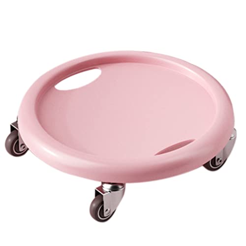 Ab Roller, Ab Exercise Equipment Ab Exercise Wheel Disc Core Slider Ab Workout Sliding Disc Abdominal Training Tool with 4 Rollers for Home Gym - color: Pink