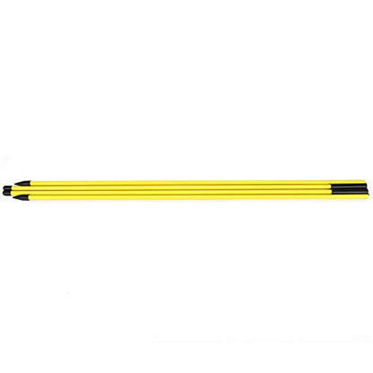 Alignment Stick, Fiberglass Practice Stick with PVC Tube, 2 Section 48.23 Inch Foldable Design, Swing Putting Line Setup Aid for Golfers Training