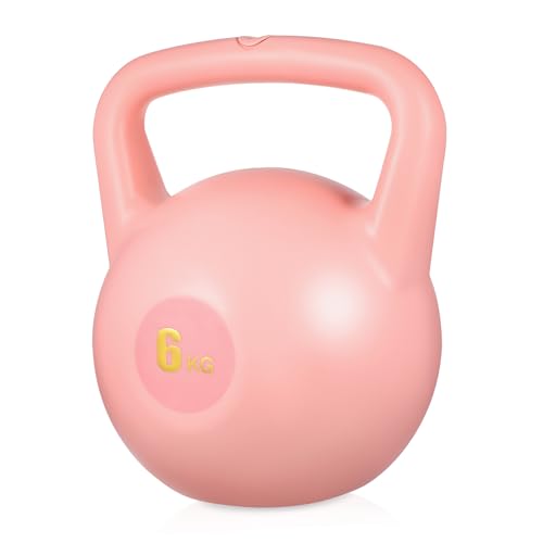 Kisangel 6kg Water-Filled Kettlebell for Strength Training Soft PE Material Portable Exercise Equipment for Men and Women for Home Gym and Travel Workouts