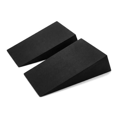 Adjustable Squat Wedge Slant Board 2PCS, Calf Stretch Block for Workout, Leg Training, Balance Practice and Home Gym Exercise