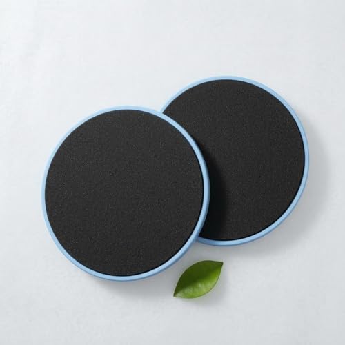 predolo Fitness Sliding Discs Double Sided Core Training Discs Smooth Surface Core Sliders for Indoor Floors