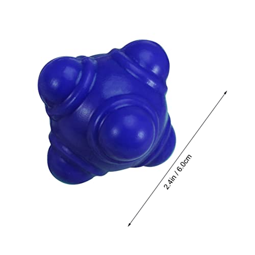 SUPVOX 3pcs Agility Training Hand Grip Exerciser Reaction Ball Agility Massage Football Training Traning - color: Blue, size: Medium