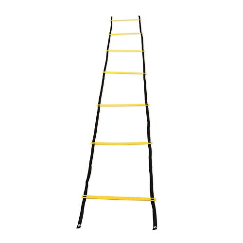Speed Training Ladder, Portable Footwork Exercise Tackle for Football Soccer Sports (3.5m7 - Rung-Yellow)