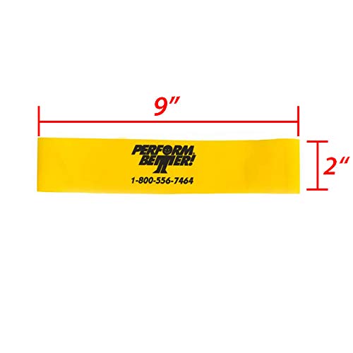 Perform Better Mini Band Resistance Loop - Exercise Bands - color: a) Set of 4 - 9x2