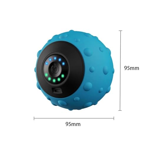 Rechargeable Vibrating Peanut Massage Ball – 5‑Gear Portable Foam Roller for Deep Tissue, Muscle Recovery, Yoga, Mobility & Full‑Body Relaxation,B - color: B