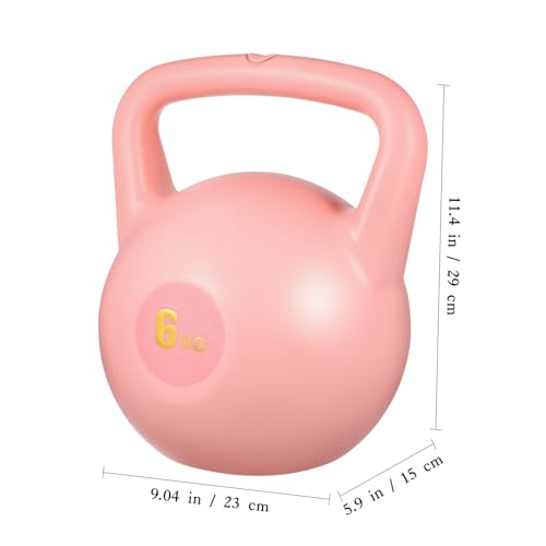 Kisangel 6kg Water-Filled Kettlebell for Strength Training Soft PE Material Portable Exercise Equipment for Men and Women for Home Gym and Travel Workouts