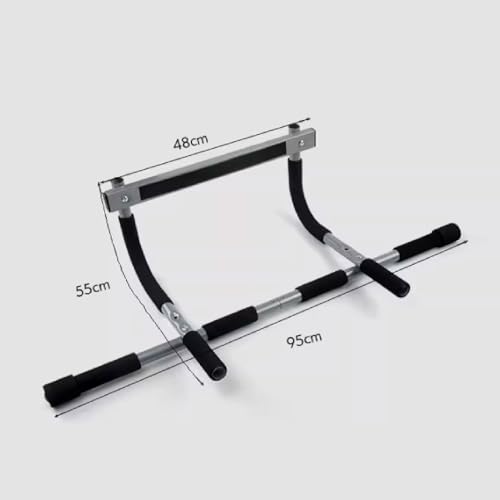 Pull Up Bar for Doorway,Portable Home Chin Up Bar,Indoor Chin-Up Bar Fitness Trainer,Max Load 440lbs No Screw Installation