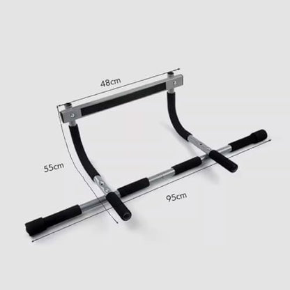 Pull Up Bar for Doorway,Portable Home Chin Up Bar,Indoor Chin-Up Bar Fitness Trainer,Max Load 440lbs No Screw Installation