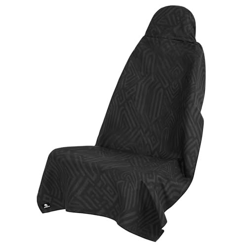 Car Seat Towel Cover - Sweat Absorbing Microfiber Towel for Car Seat After Gym, Workout & Beach - Washable Seat Protector, Universal Fit for Cars, Trucks, SUVs - Geometric - color: Geometric Maze