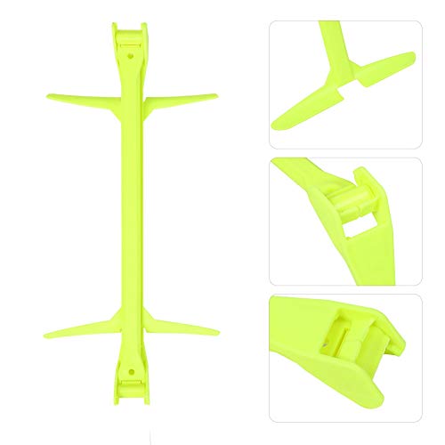 Soccer Training Hurdles, Portable Adjustable Agility Hurdles Lightweight 2 Pack Yellow Cones for Athletes, Coaches, Home Workouts, Field Training Drills