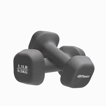 Neoprene Dumbbells Pair Hand Weights for Women Men Small Dumbbells Set of 2 Arm Weights for Ladies and Kids - Yoga, Pilates, Gym, Home - Strength Training, Workout, Fitness Training
