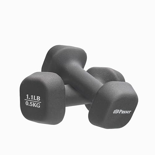 Neoprene Dumbbells Pair Hand Weights for Women Men Small Dumbbells Set of 2 Arm Weights for Ladies and Kids - Yoga, Pilates, Gym, Home - Strength Training, Workout, Fitness Training