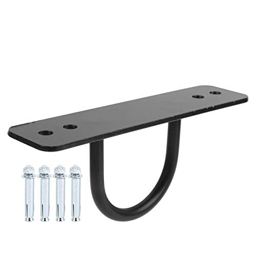 Rope Wall Ceiling Mount Bracket Hook, Heavy Duty Hammock Hanger with Screws, Alloy Steel Swing Fixing Hook for Yoga Hammock Battle Rope Strength Training, Includes 4 Anchors