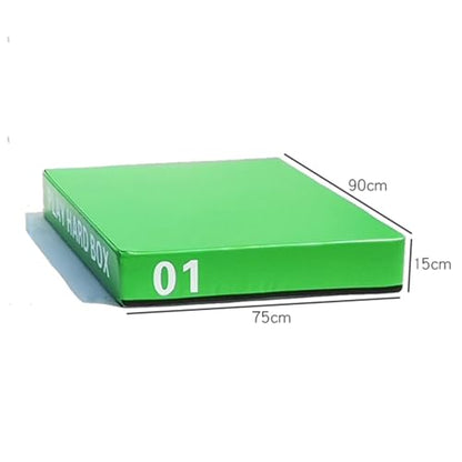 Jumping Training Box,Foam Plyometric Box, Used for Jump Training and Adjustment, Stackable Plywood Box, Plywood Box, Soft Box for Jump Training and Fitness Training - size: 90*75*15cm