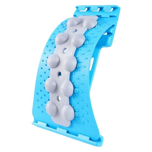 Back Stretcher for Lower Back Relief, 4-Level Adjustable Lumbar Support Board, Spine Board Stretching Equipment for Muscle Correction Shoulder Neck Nerve Workout Sleeping Sitting Yoga Exercise - color: Style a