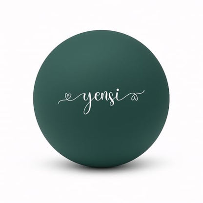Silicone Massage Lacrosse Ball for Trigger Point Therapy, Muscle Knots, and Physical Therapy. Single Ball for Deep Tissue Massage and Myofascial Release. Latex-Free. (Slate Grey)