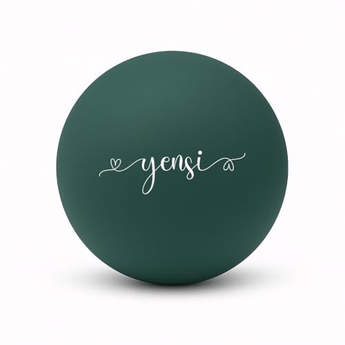 Silicone Massage Lacrosse Ball for Trigger Point Therapy, Muscle Knots, and Physical Therapy. Single Ball for Deep Tissue Massage and Myofascial Release. Latex-Free. (Slate Grey) - color: Slate Grey