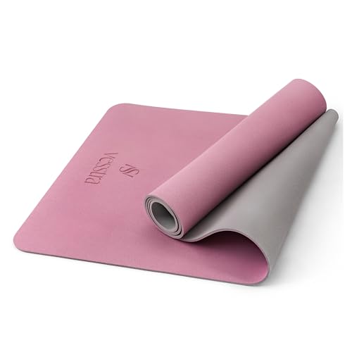 Premium Yoga Mat – Sweat-Activated Non-Slip PU Grip I Natural Rubber Base I 4mm for Yoga, Pilates & Workouts