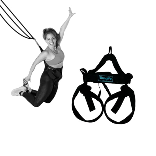 BUNGEE Harness Supports 25-95 kg Weight. Include the Harness & 1 Month Free Access to Videos, Music & Workouts - size: Large