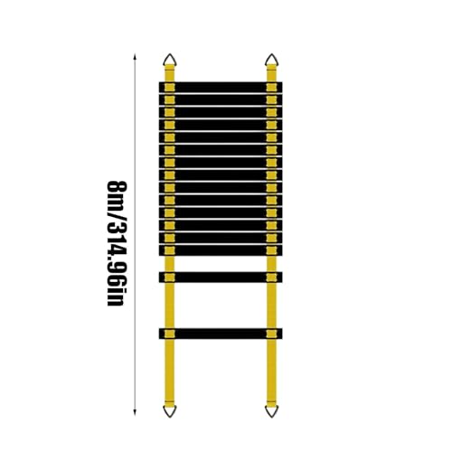 Training Ladder Portable Sports Equipment with Carry Bag - color: 8 meters