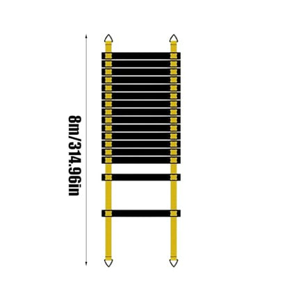 Training Ladder Portable Sports Equipment with Carry Bag - color: 8 meters