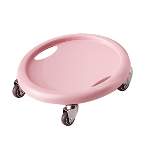 Alomejor Core Slider, Ab Workout Sliding Disc with 4 Universal Rollers for Home Gym, Office and Various Training - color: Pink