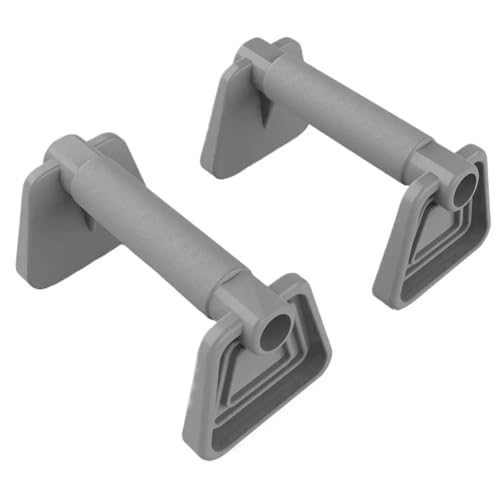 Push Up Bar Pushup Handles 1Pair Street Fitness Push Up Bar Thickened Handle PP Flatland Push-up Rack Pectoralis Major Stable Planche - color: Gray