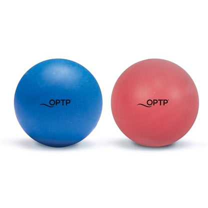 OPTP Massage Ball Set – Moderate and Firm Density Therapy Ball Set – Deep Tissue Massage Balls for Plantar Fasciitis, Sore Muscle Relief — Super Pinky Ball and Super Firm Ball - size: 2 Count (Pack of 1)