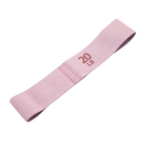 Resistance Booty Bands for Women - Non-Slip Elastic Workout Bands for Glute and Thigh Training - color: Pink
