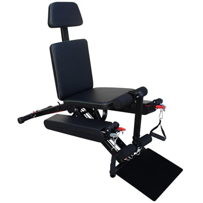 Folding Workout Bench Adjustable Strength Training Chair for Home Gym Full Body Exercise with 660LBS Capacity Fast Fold Design