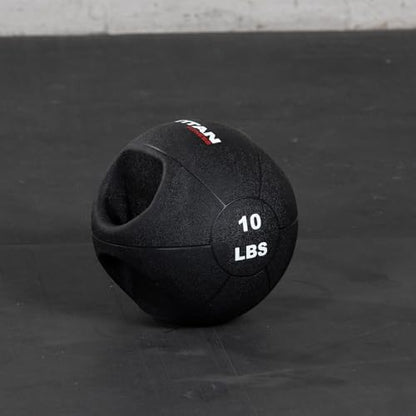 Titan Fitness Dual Grip Medicine Ball
