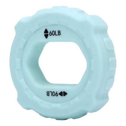 Dpofirs Grip Strength Trainer Rings, 4PCS Finger Hand Exerciser Silicone Rings for Men and Women with Textured Surface for Resistance Training, Forearm Finger Exercise, Portable Strength