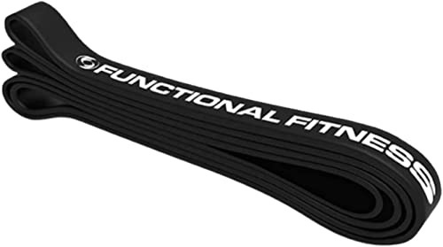 Functional Fitness Pull Up Bands Resistance Bands | Exercise Bands for Working Out | Long Stretch Bands for Exercise, Training Bands, Resistance Bands for Stretching - color: Black, size: 7/8" 30-50 lbs.