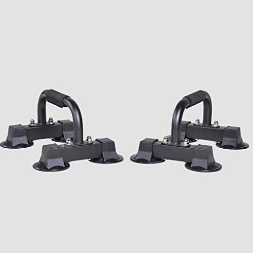 Stand with Adjustable Heights Includes Jump Rope Cushioned Foam Grip and Non-Skid Pad for Home Workout, Chest Tricep Bodyweight Training