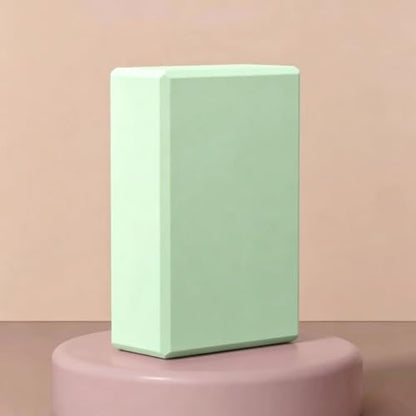 Non-Slip Yoga Block EVA Foam- 9.0"L × 5.9"W × 3.0"H, Lightweight at 0.44 lb - color: Light Green, size: 0.44lb / 200g(9.0"L × 5.9"W × 3.0"H)