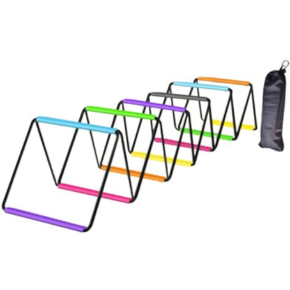 Agility Ladder Jumping Hurdles for Men Women Flexible Football Footwork Ladders Speed Ladder for Outdoor Sports