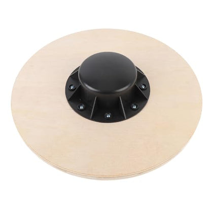 Wooden Balance Board, Anti Slip Stability Trainer for Core Strength Mobility Training with Textured Surface for Adults Youth Home Gym Physical Therapy